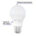 Lámpara de LED tipo bulbo A19 8 W, luz cálida, caja, Basic