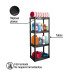 Estante plástico 4 repisas capacidad 27kg, 56x36x123, PRETUL