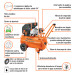 Compresor lubricado, 50L, 3-1/2HP, horizontal, 127V, TRUPER