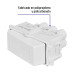 Interruptor de 3 vías, línea Italiana, color blanco, VOLTECK