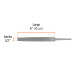 Lima plana muza 4", TRUPER