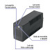 No Break 500 VA / 240 W con 4 contactos, VOLTECK