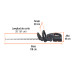 Cortasetos inalámbrico 40V, 2 baterías 4Ah, 1 carg.dual, MAX