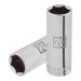 Dado largo de 20 mm, 6 puntas, cuadro 1/2", TRUPER