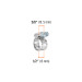 Bolsa c/4 abrazaderas sin fin 4, 3/8 - 5/8", TRUPER