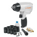 Kit de llave (pistola) de impacto 1/2", estuche plástico