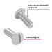 Bolsa con 300 tornillos 3/16" x 1/2" tipo estufa, FIERO