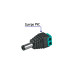 Conector de energía para CCTV tipo macho, VOLTECK