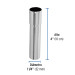 Extensión 10 cm latón cromado para contra de lavabo, 1-1/4"