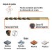 Broca HSS 15/64" Trugold para metal, TRUPER EXPERT