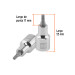 Dado punta corta bristol M5, cuadro 1/2", TRUPER