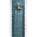 Regadera cromo 8" plato redondo, con brazo, FOSET ELEMENT