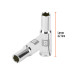 Dado largo de 9 mm, 6 puntas, cuadro 3/8", TRUPER