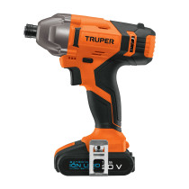 Destornillador de impacto 1/4", 20V, 1 batería 2Ah, PRO