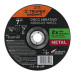 Disco Tipo 27 de 7" x 6.4 mm desbaste de metal, EXPERT