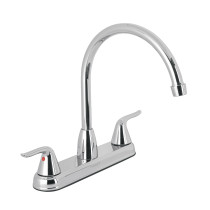 Mezcladora fregadero 8" cromo, c. largo, palanca, FOSET AERO