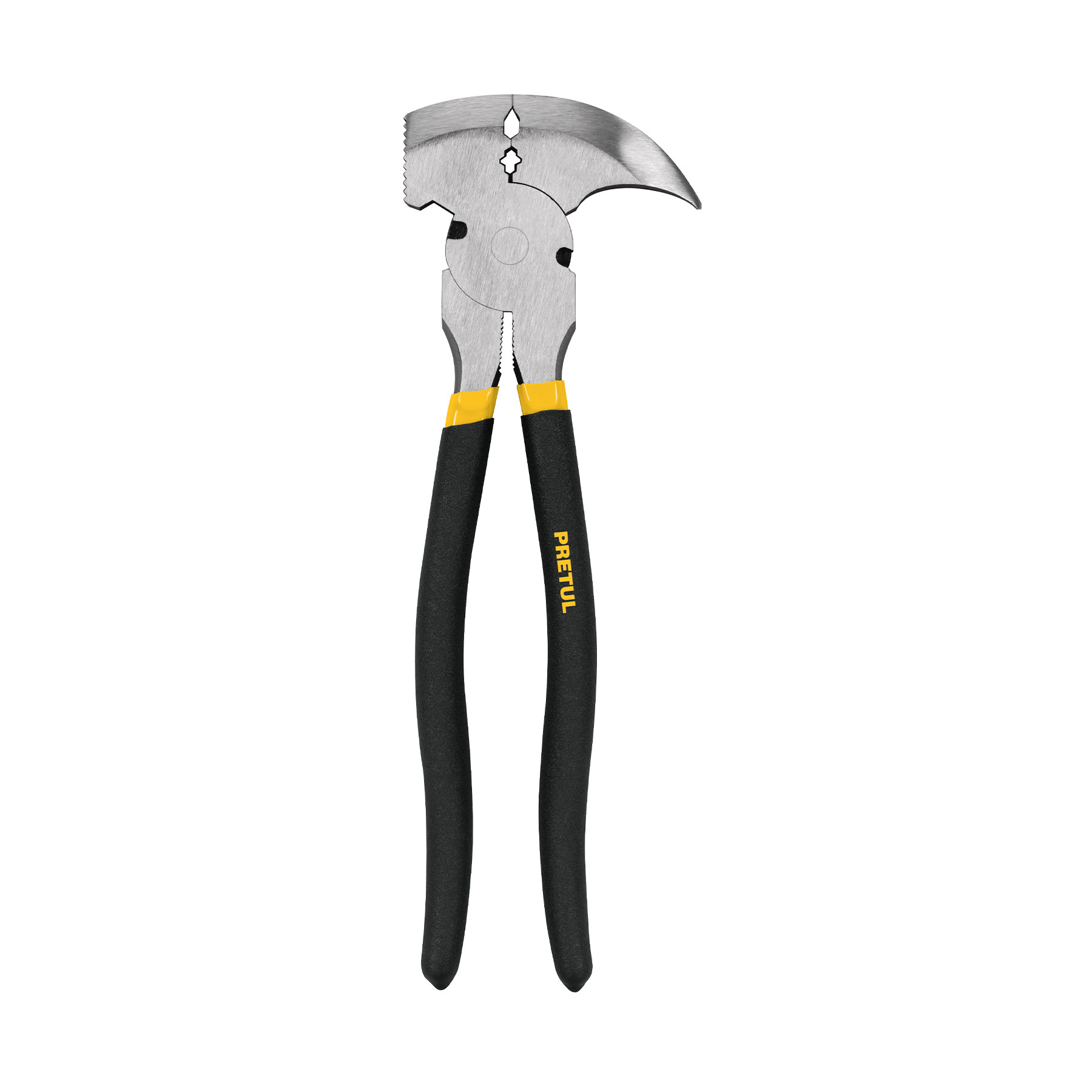 Pinza de hacendado 11" mango de PVC, PRETUL