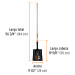 Pala cuadrada T-2000, mango largo 45", TRUPER