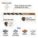 Broca HSS 3/16" Trugold para metal, TRUPER EXPERT