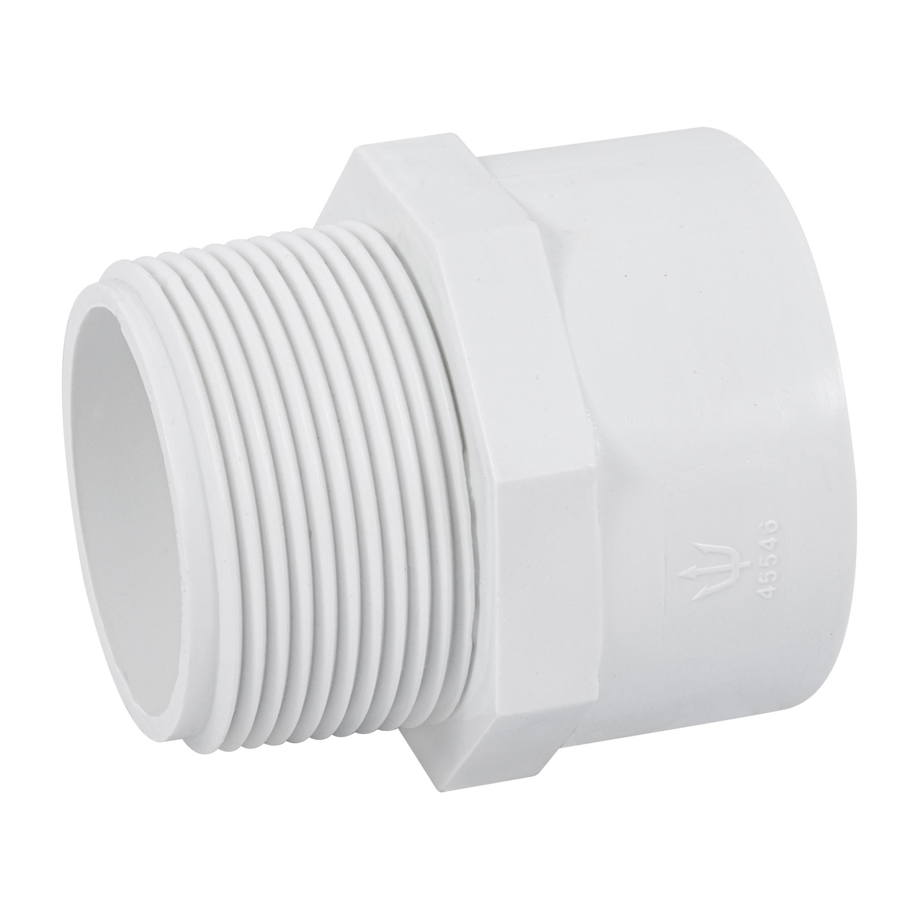 Adaptador macho de PVC de 1-1/2", FOSET