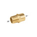 Conector NPT soldable de latón, 1/2" X 3/8", FOSET