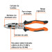 Pinza multiuso 9" electricista, comfort grip, TRUPER EXPERT