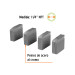 Juego de 4 peines 1-1/4" para tarrajas TA-850 y TA-851