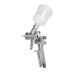 Pistola p/retoque gravedad HVLP vaso plástico, 1 mm, TRUPER