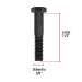 Bolsa con 70 tornillos 3/8" x 1-1/2" acero grado 5, FIERO