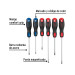 Juego de 6 desarmadores mango Comfort Grip, PRETUL