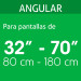 Soporte para pantallas de 32" a 70" con inclinación, VOLTECK