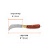 Cuchillo abatible 8" para electricista mango madera, TRUPER