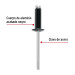 Bolsa c/50 remaches 3/16"x1/2" negros de aluminio, ala 3/8"