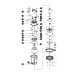 Bomba sumergible hierro fundido, agua limpia, 3/4 HP, TRUPER
