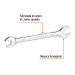 Llave española, 3/4 x 13/16" x 242 mm de largo, EXPERT