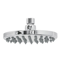 Regadera cromo 6" plato redondo, sin brazo, FOSET ELEMENT
