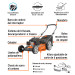 Podadora con motor a gasolina de 6 HP, 22" de corte, TRUPER