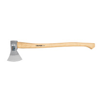 Hacha europea 1000 g, mango hickory 28", TRUPER