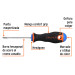 Desarmador de cruz 1/8" x 2-1/2" mango Comfort Grip, TRUPER