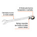 Llave combinada matraca reversible 25mmx328 mm largo, EXPERT