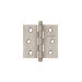 Bisagra cuadrada 2-1/2" acero inox, cabeza redonda, HERMEX