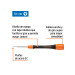 Desarmador de precisión de cruz PH000 mango ergonómico