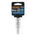 Dado largo de 6 mm, 6 puntas, cuadro 3/8", TRUPER