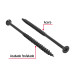 100 pijas 10 x 4"cabeza plana phillips multiusos
