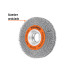 Carda alambre ondulado 6" x 1-1/8" para esmeril, TRUPER