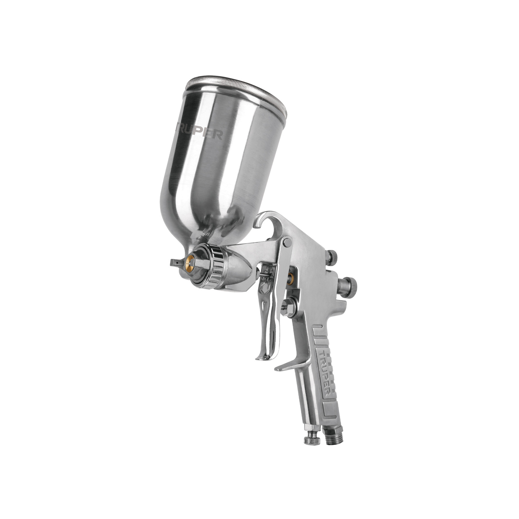 Pistola para pintar LVMP vaso aluminio, 2 mm, TRUPER