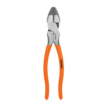 Pinza para electricista 9" alta palanca mango PVC, TRUPER