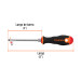 Desarmador plano 1/4" x 4" mango Comfort Grip, TRUPER