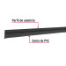 Guardapolvo fijo de 120 cm, negro, HERMEX