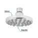 Regadera cromo 4" plato redondo, sin brazo, FOSET ELEMENT